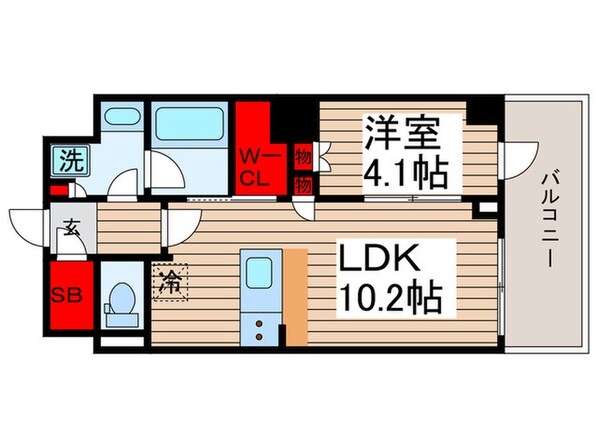 クレストコート木場の物件間取画像